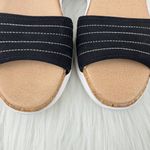 Women's Dr. Scholl's Hey Girl Faux Suede Wedge Sandals Shoes Sz 7 EU 37 Blk Black Photo 8