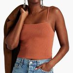 ALC Frank A.L.C Darby brown cropped ribbed tank Photo 0