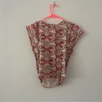 Free People NWT  Oh My Baby Tee Cottagecore Floral Top Size S Photo 5