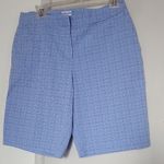 IZOD  Golf ClassicBlue Checkered Women's Shorts Size 8 Used good Condition Photo 2