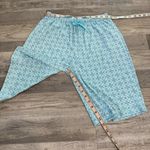 Karen Neuburger Blue Short Sleeve Crop Pant Pajama Set D20 Photo 6