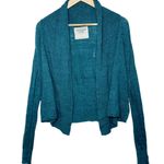Abercrombie & Fitch  Teal Green Blue Knit Wool Long Sleeve Cardigan Sweater Sz L Photo 0