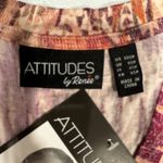 Attitudes by Renee Regular Global Illusions Casknit Tunic Womens XXSP Multicolor Orange Size undefined Photo 8