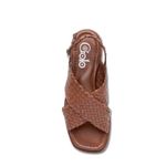 GOLO Criss Slingback Leather Sandal, Size‎ 8, NWT Brown Photo 12