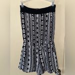 Final Touch  black & white strapless romper - size small Photo 3