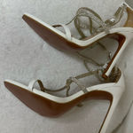 Lulus NWOB  Elegant White Rhinestone Heels Photo 10
