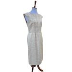 Tory Burch  Dress 10 Retro Tweed 60s Style Jacquard Sheath Classic Elegant $428 Photo 7