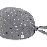 New Nurses Scrubs Cap Hat Black Photo 0