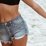 Free People Denim Shorts  Photo 0