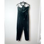 Samantha Pleet Silk Velvet Pendant Jumpsuit green size 4 Photo 4