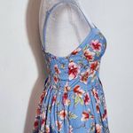 Band of Gypsies  Pink and Blue Floral Mini Dress Size Small Wedding Guest Dress Photo 4