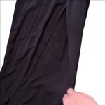 Mynah Side Slit Rayon Beach Pants Size XS Black Photo 2