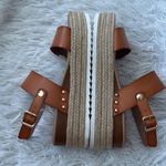 X-Appeal NEW WOMENS AMELIA WEDGE SANDAL BROWN SIZE 7.5 M Photo 9