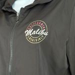 Brandy Melville  Malibu California Lightweight Zip‎ Up Hooded Jacket Fits Med/Lg Photo 2