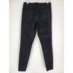 J Brand x Steph Shep Maria Coated Vendetta Lace-Up Jeans Black Size 32 NWT Photo 2