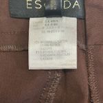 Escada Brown Cotton Crop Wide Leg Pants Sz 42 Minimalist Lagom See Measurements Photo 3