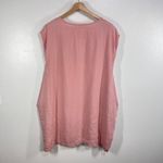 not PERFECT LINEN Pink Linen Tunic Dress Medium Oversized Sleeveless Minimalist Size undefined Photo 2