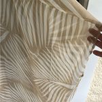 Vince Camuto NWT Palm Print Semi-Sheer Beaded Duster / Long Line Cover-Up Top Photo 7