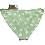 Volcom  Womens Eco True Full Coverage Swim Bikini Bottom Daisy Hipster Green L Photo 3