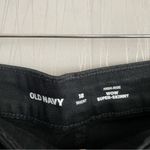 Old Navy  High Rise Wow Super Skinny Black Jeans 18 Short Photo 3