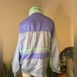 Lavon  by Cheeful Corp Pastel Windbreaker Pullover XL Fly Girl VINTAGE RETRO 80"s Photo 1