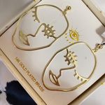 Eye Candy Gold Dangle Earrings Photo 0