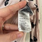 H&M 🦋  Pale Pink Black Butterfly Lightweight Blouse Casual XS 💖 Photo 2