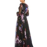 Mac Duggal  Bishop Sleeve Floral Print Dress, Size 14 - NWT Photo 1