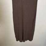 Greige Women's Grey Ribbed Knit Midi‎ Dress Short Sleeve Casual Comfort M Gray Size M Photo 8