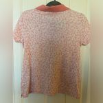 Lands' End  Light Pink Sailboat Pattern Womens Polo Shirt, Size Small Photo 7