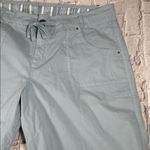 Fresh Produce  Safari Pedal Pushers Bermuda Shorts Bluish Green Pastel Teal sz XL Photo 5