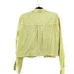 L'Academie Revolve Tory Button Down Poplin Shirt in Cornsilk Sz M Photo 2