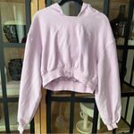 For Love & Lemons Josie Cropped hoodie sweatshirt victoria’s secret lavender Photo 1