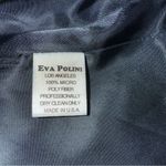 Eva Polini Couture Blazer Sailing Jacket Double Breasted Rhinestones Sz 12 VTG Blue Photo 8