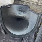 Rene Rofe Black & Pink Floral Longline Contour Cup Underwire Bra L Size L Photo 3