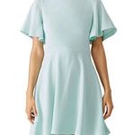 Shoshanna NWT Lovisa Mint Flutter Sleeve A-Line Dress, 8 Photo 1