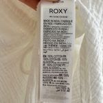 Roxy Summer Limonade White Shirt Dress for Women, Beach Coverup, Medium, NWT Photo 11