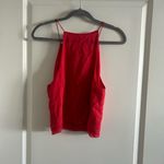 Aritzia Wilfred Red High Neck Tank Top Size Medium Photo 3