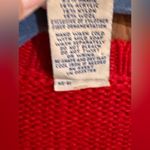 High Sierra  Red Winter Christmas Zipup Sweater size M Photo 5