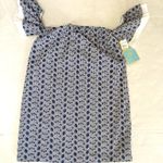 CeCe NWT Roseanna stripe embroidered off the shoulder dress Size 4 Photo 12