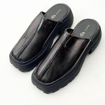 Katy Perry The Geli Lug Sole Combat Mules, Size 10 Photo 7