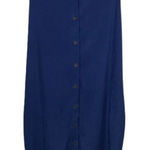 Vintage Napa Valley‎ Dress Embroidered Bottom Blue Size M Photo 0