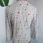 Croft & Barrow Cardinal Print Blouse Top Photo 2