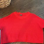 Wild Fable  Red Cropped Sweater Knit Photo 4