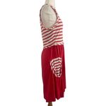 Marc by Marc Jacobs MARC JACOBS Fit Flare Dress Red Striped Bodice Sleeveless Retro Mod Sailor Sz S Photo 4