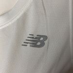New Balance White Short Sleeve Athletic Top Size Medium Photo 1