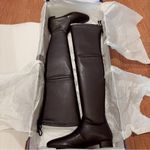 Stuart Weitzman  Genna 25 City Boot Over the Knee Leather Black Size 37/6.5 NIB Photo 14