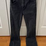 Abercrombie & Fitch The Kick Flare Ultra High Rise Jeans Black Wash Photo 1