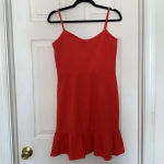 Dress the Population  Mira Poppy Mini Dress Orange Size M Photo 2