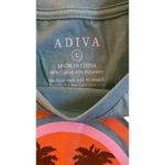 Women's Adiva Teal Graphic T Photo 1